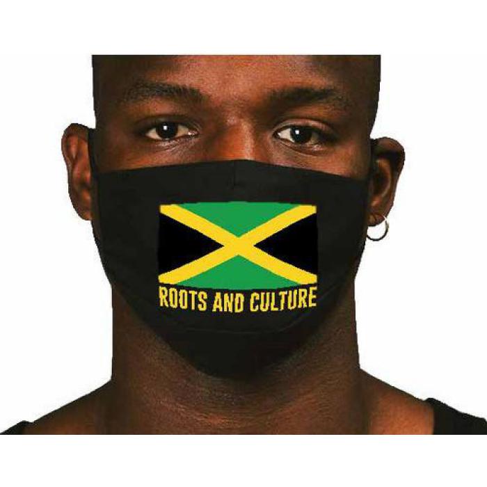 ジャマイカ国旗 フェイスマスク Jamaica Flag - Face Mask / RIDDIM DRIVEN CLOTHINGハロウィーンセール/ハロウィングッズ