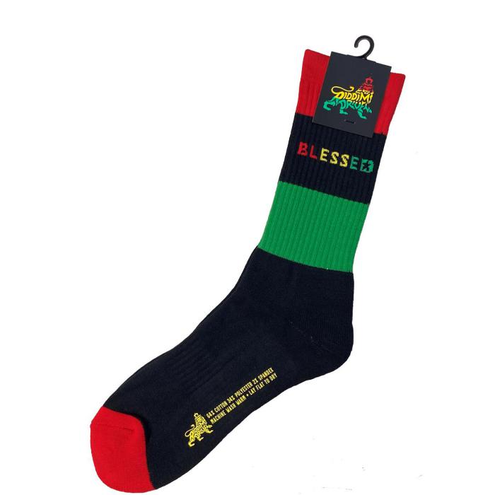 "Blessed"文字入り 靴下 Blessed - Socks / RIDDIM DRIVEN CLOTHINGハロウィーンセール/ハロウィングッズ