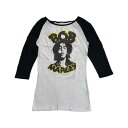 ボブ・マーリー レトロ ラグランTシャツ (XLサイズ) Retro Raglan Tee / ZION ROOTSWEAR(ザイオンルーツウエア)ハロウィーンセール/ハロウィングッズ