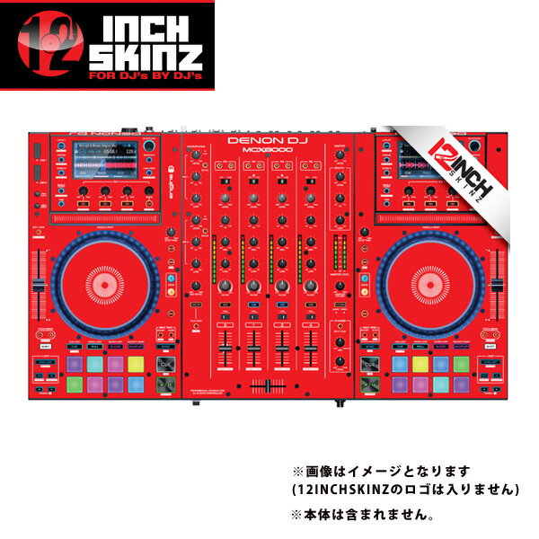 12inch SKINZ / DENON MCX8000 SKINZ (RED) - 【MCX8000用スキン】ハロウィーンセール/ハロウィングッズ