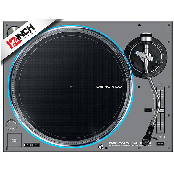 12inch SKINZ / Denon VL12 Prime Turntable SKINZ (Gray) ペア 【VL12 Prime 用スキン】ハロウィーンセール/ハロウ…