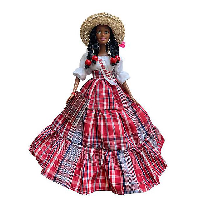 ジャマイカ美女 人形 ドール ジャマイカ伝統衣装 手作り Heritage Queen - Doll / ISLAND DOLLSハロウィーンセール/ハロウィングッズ