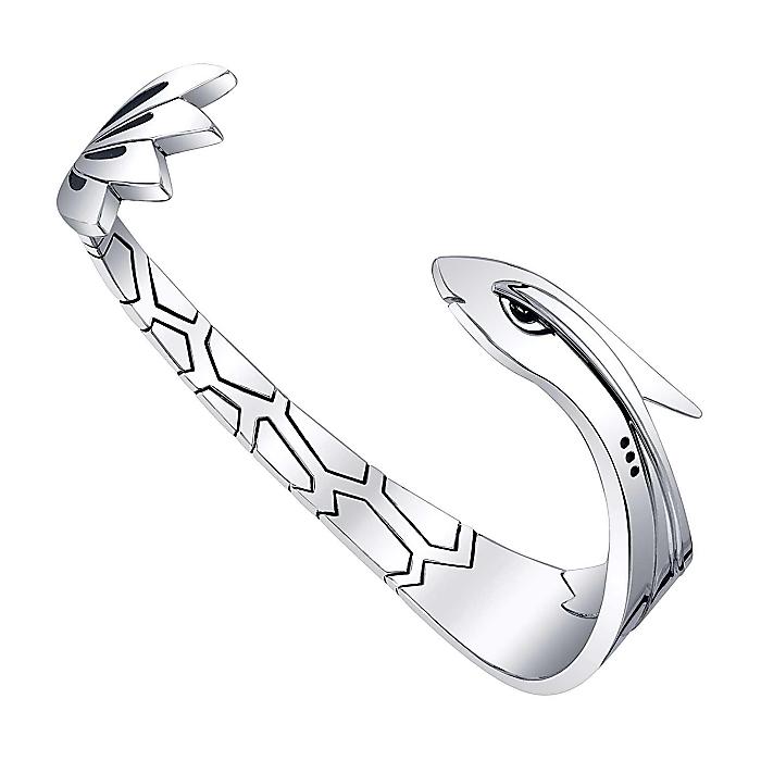 Pokemon Center × RockLove: Milotic Silver Cuff Bracelet - Adult S / ミロカロス・シルバーブレ...