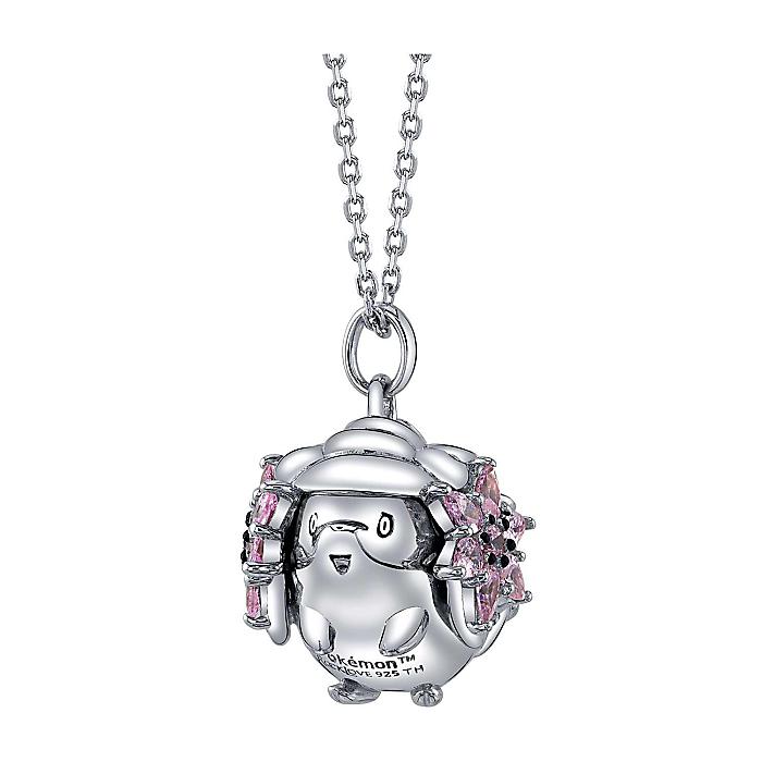 Pokemon Center × RockLove: Shaymin Sterling Silver Pendant Necklace / ポケモンセンター×ロックラブ　神話のポケモン「シェイミ」　シルバーネックレスハロウィーンセール/ハロウィングッズ