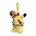 Pikachu Pok mon Holiday Workshop Plush Key Chain / ピカチュウ キーチェーン / Pokemon Center...