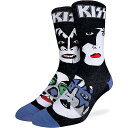 ロックバンド Kissの靴下メンズサイズ ジーンシモンズなどのメンバー顔面パターンクリスマス セール