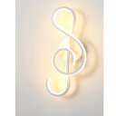 楽天ミュージックハウス フレンズ音符型壁掛け照明 ウォールランプ リビングルーム ベッドルーム バスルーム 廊下 インテリア （白/温白色）節分 セール