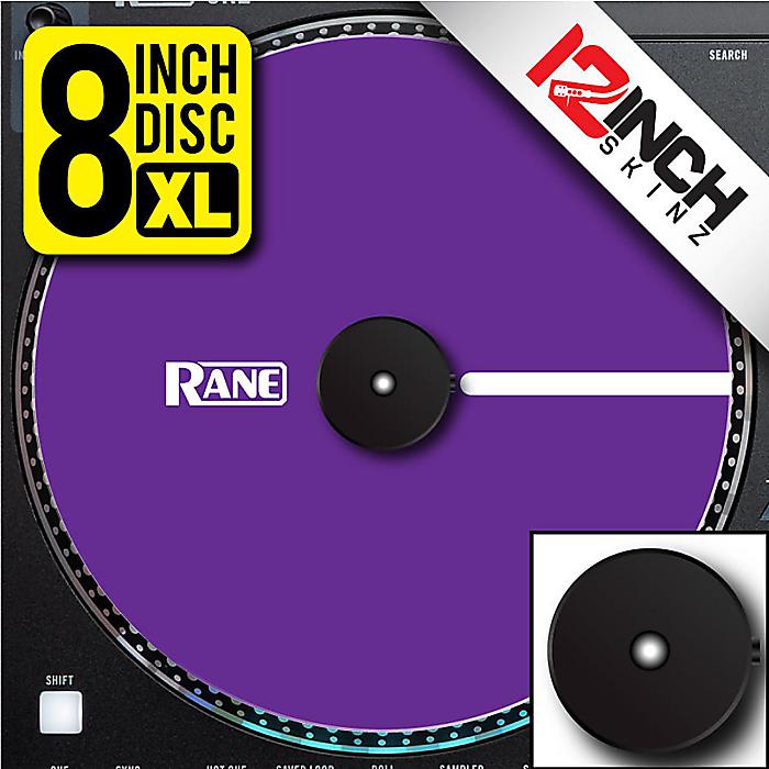 【パープル/スムース】12inch SKINZ / Control Disc Rane One OEM (SINGLE) - Cue Colors 8" XL / None (Smooth Disc)新生活応援