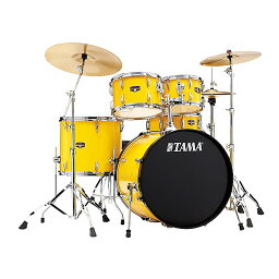 大特典付 TAMA(タマ) / Imperialstar 22"バスドラムキット シンバル付き ELY(エレクトリック・イエロー)【IP52H6RC-ELY】新生活応援