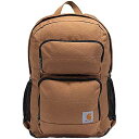 Carhartt(J[n[g)  27L Single-Compartment Backpack 27bgTCY VORp[ggobNpbN  Carhartt BrownV