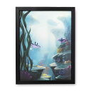 ポケモンウォールアート 額縁付 壁掛け インテリア マンタイン テッポウオ 海底(Pokemon Soothing Scenes collection) / P...