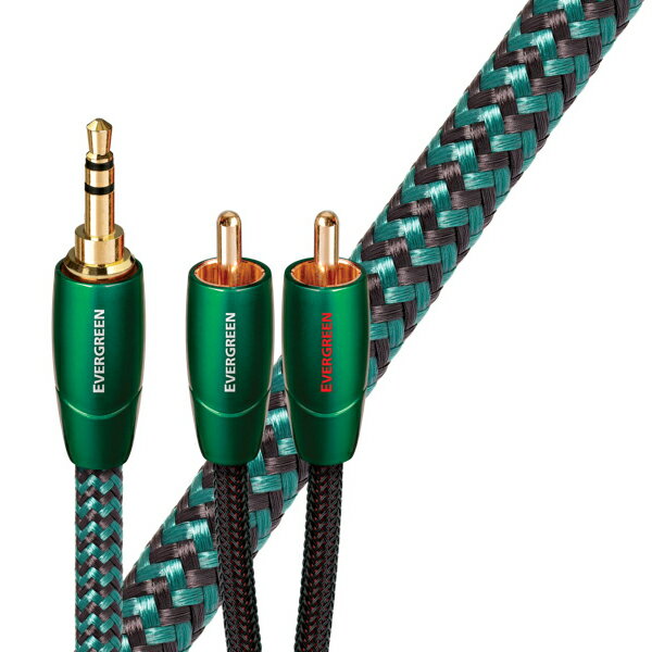 AudioQuest(オーディオクエスト) / EVERGREEN (8m / 3.5mm to RCA) - アナログインターコネクトケーブル夏休スペシャル