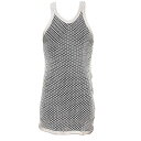 網シャツ　メッシュタンクトップベスト (2XLサイズ) Mesh String Vest - White(ホワイト) / Roots & Culture(ルーツアンドカルチャー)母の日 セール