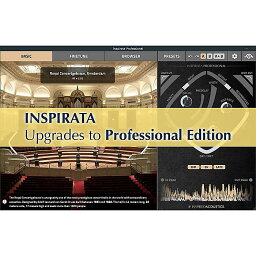 【メール便／送料無料】 Inspired Acoustics(インスパイアードアコースティックス) / Inspirata Personal to Professional Upgrade / イマーシブ・リバーブ・ワークステーション【※シリアルコードメール便納品】【BFS】クリスマス セール【メール便／送料無料】