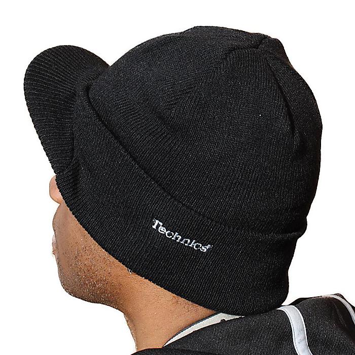 Technics(テクニクス) / T062 PEAKED BEANIE RADAR CAP (BLACK)カットマスター スウィフトが着用/ヘビーウェイトニット新生活応援
