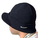 Technics(テクニクス) / T063N PEAKED BEANIE RADAR CAP (NAVY BLUE) カットマスター スウィフトが着用/ヘビーウェイトニット新生活応援