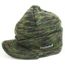 Technics(テクニクス) / H01 PEAKED BEANIE RADAR CAP (CAMO)ニットアーミーハット新生活応援