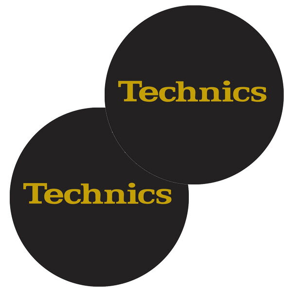 Technics(テクニクス) / Slipmats (Gold Foil) スリップマット (2枚/1ペア)ハロウィーンセール/ハロウィングッズ