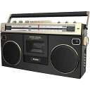 Ion(アイオン) 1980年代スタイルラジカセ テープ再生 録音- Boombox(限定ゴールドカラー)お正月 セール