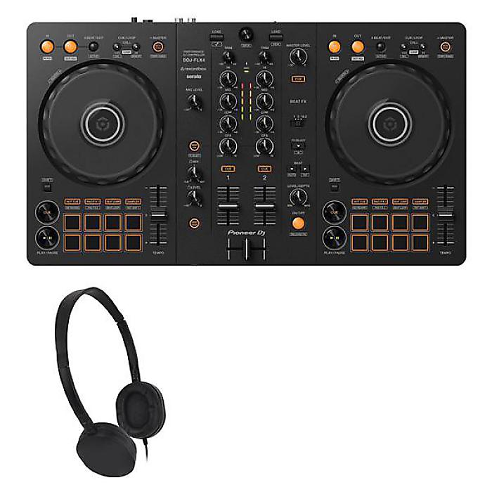 1ŵ Pioneer DJ(ѥ˥) / DDJ-FLX4 إåɥۥ(WH1-black)åȡrekordbox dj ̵ 