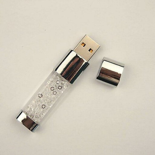 【メール便/送料無料】 LEDクリスタルフラッシュドライブ USBメモリ USB2.0 64GB (White)夏休みセール【メール便/送料無料】 【メール便/送料無料】 LEDクリスタルフラッシュドライブ USBメモリ USB2.0 64GB (White)夏休みセール【メール便/送料無料】