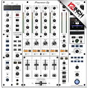 12inch SKINZ / Pioneer DJM-A9 SKINZ (グレー/ホワイト) 【DJM-A9用 粘着タイプスキン】