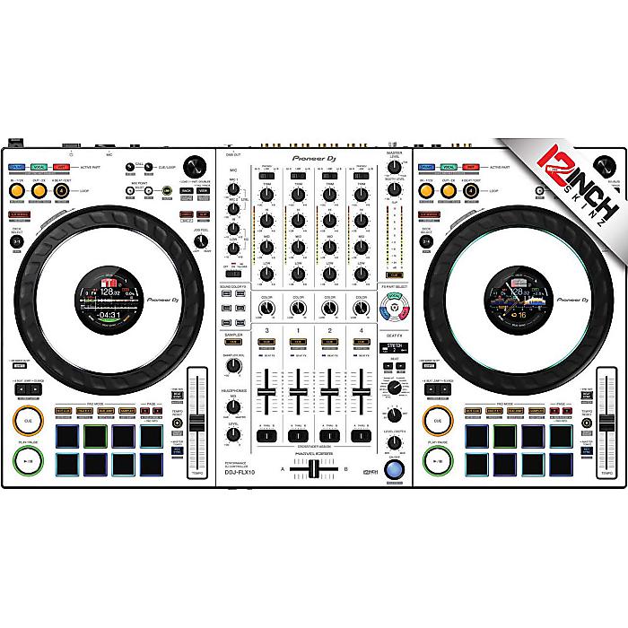 ڥۥ磻/쥤12inch SKINZ / Pioneer DDJ-FLX10 Skinz - ColorsWhite/Gray۲Ƶ٤ߥ