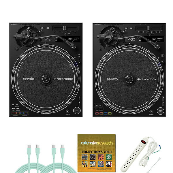 1大特典付 【2台セット】Pioneer DJ(パイオニア) / PLX-CRSS12 ハイブリットターンテーブル【USB TypeCケーブル・音…
