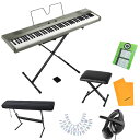 6大特典付 【ケース・ヘッドフォン・ベンチセット】Korg(コルグ) / Liano L1SP メタリック・シルバー デジタルピアノ 「ノートガイド付」夏休みセ...