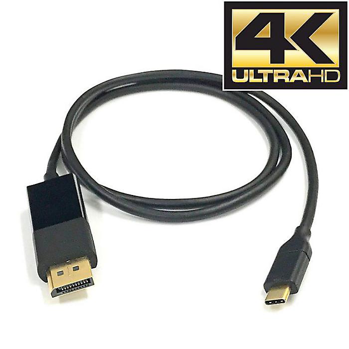 米国A2D社推薦品！USB Type-C to DisplayPort 変換ケーブル (1.8m)ハ ...