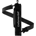 Craftsman Golf / ミニゴルフキャリーバッグ サイズ調節可能なショルダーストラップ付き Black 最大8本収納可能 超軽量夏休みセール