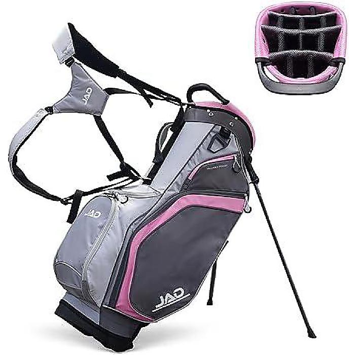 JAD PRO Golf プレミアム ゴルフスタンドバッグ 男性および女性用 14ウェイトップディバイダー 超軽量 キャリーが容易 アクセサリー用の大きなポケット 耐久性のある耐水性ハロウィーンセール/ハロウィングッズ