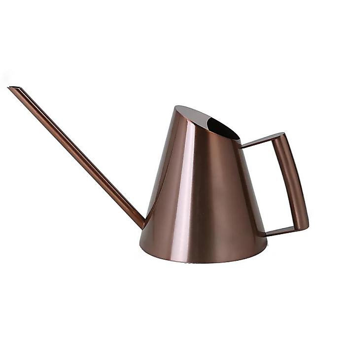 ステンレス製じょうろ ブロンズ Sサイズ(400ml) 長い口 水差し ヴィンテージ風 ガーデニング 観葉植物 ..