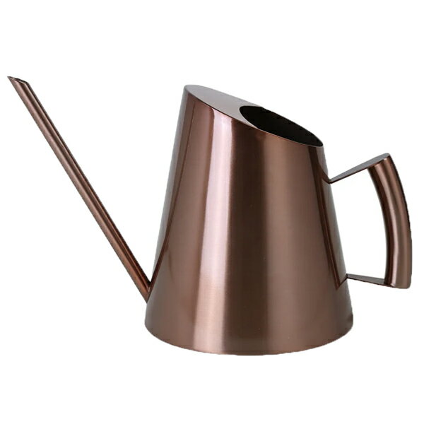 ステンレス製じょうろ ブロンズ Lサイズ(1500ml) 長い口 水差し ヴィンテージ風 ガーデニング 観葉植物..
