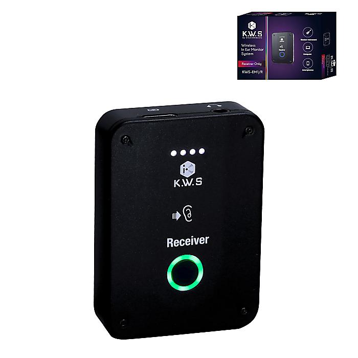 K.W.S / KWS-EM1/R ワイヤレスインイヤーモニターシステム レシーバー単品 【2024年12月15日発売】ブラックフライデー