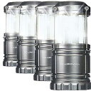 4個パックのLEDランタンライト - 明るいバッテリー駆動のキャンプランタン/テント用キャンプライト、持ち運びに便利な耐久性のある小型緊急ライト/停電時用ランタ...
