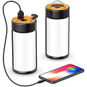 CT CAPETRONIX LEDランタン(2個セット)、400ルーメン、5つの光モード、耐水性、キャンプや非常時に便利な携帯用ランタン。夏休みセール