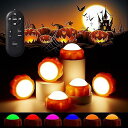 Halloween Pumpkin Lights 6 Pack LED obe[nEBfR[V WbNEIE^Cg 6F _łȂ疾邭P [gƃ^C}[tnEB[Z[/nEBObY