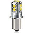 Ruiandsion LED Bulb P13.5S Base White 6-24V Upgrade for Flashlight Lantern Work LightsnEB[Z[/nEBObY