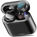 TOZO T6 イヤホン Bluetooth 5.3 ワイヤレス 充電ケース付き IPX8防水 マイク付き プレミアムな高音質 ブラック夏休みセール