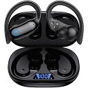GNMN Bluetoothイヤホン イヤホン Wireless 80時間再生 IPX7防水 Ear Buds ステレオベース スポーツ/ワークアウト/ジム/ラ...