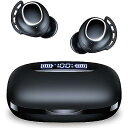 TAGRY イヤホン Bluetooth ヘッドフォン IPX7 防水 マイク付き 2600mAh 充電ケース スポーツ ラップトップ TV コンピューター 電...