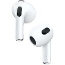 AirPods 3ワイヤレスイヤーバッド、Bluetoothヘッドフォン、パーソナライズされた空間オーディオ、耐汗・防水、Lightning充電ケース付属、最大...