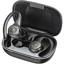 Bluetooth 5.3 Titanium Black Earbuds - 50 Hour Playtime Z[