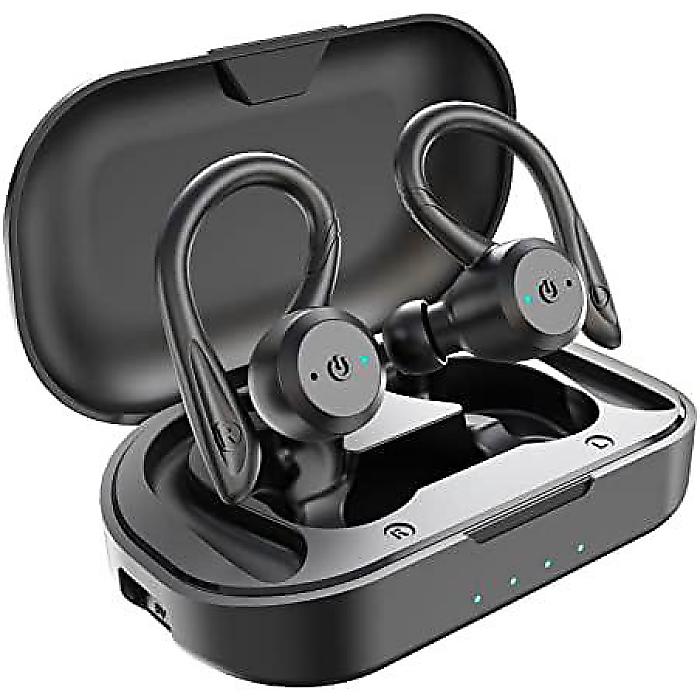 楽天ミュージックハウス フレンズAPEKX Earbuds Waterproof Wireless Headphones Stereo Sound Mic Sport Runningお正月 セール