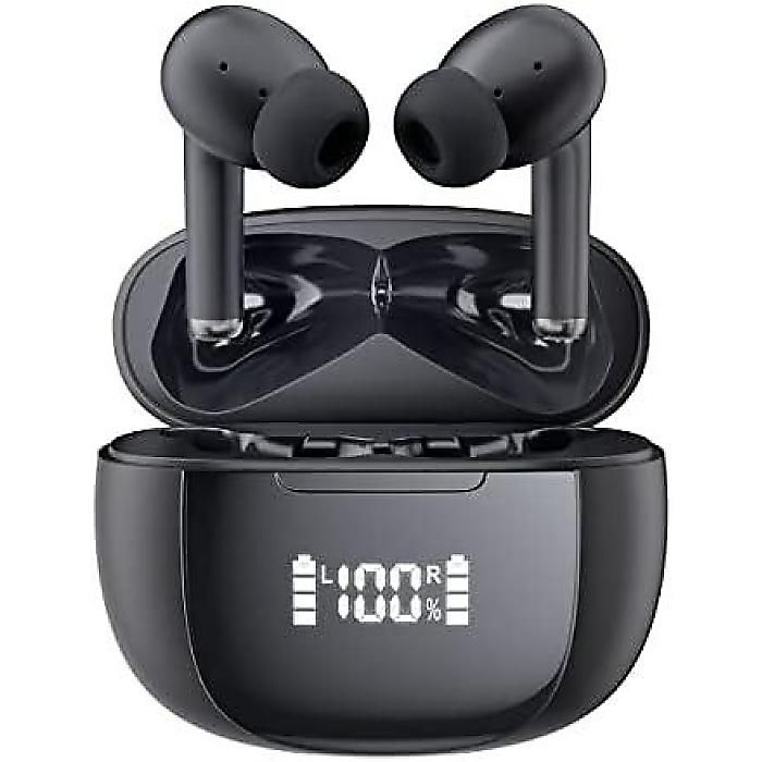 Bluetooth 5.3 TWS Earbuds with Mic, Waterproof In-Ear Headphones, Charging Case. Suitable for Samsung, Android, iPhone, Running, Sport, Workout.夏休みセール