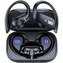 TAGRY ワイヤレスイヤホン Bluetooth 5.3 マイク付き 防水 80時間再生 スポーツ用 ブラック夏休みセール