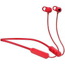 Skullcandy Jib+ ワイヤレスイヤホン, 6時間連続再生, マイク, iPhone Android Bluetooth対応 - 赤夏休みセール