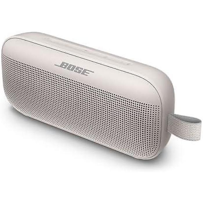 Bose / 865983-0500の事ならフレンズにご相談ください。 Bose / 865983-0500の特長！サウンドリンクフレックス：最新技術とエン Bose / 865983-0500のココが凄い！サウンドリンクフレックス：最新技術とエンジニアリングによるカスタムスピーカー。クリアで没入感のある音質、防水機能、ポータビリティなど。 Bose / 865983-0500のメーカー説明 サウンドリンクフレックスは、最新の技術とカスタムエンジニアリングされたトランスデューサーを搭載した最新デザインのアウトドアスピーカーです。自宅でも外出先でも、深くクリアで没入感のあるオーディオをお楽しみいただけます。独自のPosition Qテクノロジーにより、ポータブルBluetoothスピーカーの位置を自動的に検出し、どの向きや環境でも最適な音質を実現します。IP67の防水規格を満たすように厳密にテストされた防水ワイヤレススピーカーで、防水素材で製造・シールされており、水上に浮くことさえ可能です。屋外での冒険に最適です。耐水性、防塵性、防塵性を備えた設計で、耐久性があり、落下や錆にも耐えるコンパクトなスピーカーは、どこへでも持ち運べます。持ちやすく収納しやすく、錆や紫外線にも耐性があります。ポータブルスピーカーはUSB-Cケーブル（付属）で充電できます。リチウムイオンバッテリーにより、1回の充電で最大12時間の使用時間が可能です。内蔵マイクを搭載し、携帯用Bluetoothスピーカーを通じて通話を行ったり受けたりすることができます。ボーズのサウンドリンクフレックスは、電話のSiriやGoogleアシスタントの音声入力にアクセスするためのボタンが1つあります。Bluetooth対応のデバイス（携帯電話や他のボーズスピーカーなど）とのペアリングが可能で、最大30フィートの範囲内で使 Bose / 865983-0500の仕様 商品情報：- サイズ：2.05"D x 7.91"W x 3.54"H（5.2cmD x 20.1cmW x 9cmH）- 推奨使用用途：スマートフォンやタブレット向け- 対応デバイス：ノートパソコン、タブレット、スマートフォン- 取り付けタイプ：フロアスタンド- コントローラータイプ：ボタン、アプリコントロール、音声コントロール- 色：ホワイトスモーク- バッテリー駆動時間：12時間- 同梱品：USBケーブル、スピーカー- オーディオ出力モード：ステレオ- スピーカー最大出力：5ワット- 重量：1.3ポンド（590g）- 防水性：あり- 充電時間：12時間- 最大範囲：21メートル- 電池の数：1個のリチウムイオンバッテリー（含まれています）- 通信技術：Bluetooth- 電源：バッテリー駆動- 信号対雑音比：81.6 dB- 防水レベル：防水- 電池の数：1個（リチウムイオンバッテ 海外正規流通商品となりますが、当店がサポートさせて頂きますのでご安心してご購入頂けます。※製品の一部には、日本国内における利用について法律により何らかの制約や法律違反となり利用不可となる場合があります。日本国外でご利用される際にも法律を遵守してください。法律に反した利用により損害を被った場合でも弊社は一切の責任を負いません。流通の確保の為シリアルをカットした状態の旨と日本国内正規代理店のキャンペーンなどは対象外となります事を予めご了承お願い致します。流通を守る為シリアルはカットされた状態です。予めご了承お願いします。Bose / 865983-0500の事ならフレンズにご相談ください。 Bose / 865983-0500の特長！サウンドリンクフレックス：最新技術とエン Bose / 865983-0500のココが凄い！サウンドリンクフレックス：最新技術とエンジニアリングによるカスタムスピーカー。クリアで没入感のある音質、防水機能、ポータビリティなど。 Bose / 865983-0500のメーカー説明 サウンドリンクフレックスは、最新の技術とカスタムエンジニアリングされたトランスデューサーを搭載した最新デザインのアウトドアスピーカーです。自宅でも外出先でも、深くクリアで没入感のあるオーディオをお楽しみいただけます。独自のPosition Qテクノロジーにより、ポータブルBluetoothスピーカーの位置を自動的に検出し、どの向きや環境でも最適な音質を実現します。IP67の防水規格を満たすように厳密にテストされた防水ワイヤレススピーカーで、防水素材で製造・シールされており、水上に浮くことさえ可能です。屋外での冒険に最適です。耐水性、防塵性、防塵性を備えた設計で、耐久性があり、落下や錆にも耐えるコンパクトなスピーカーは、どこへでも持ち運べます。持ちやすく収納しやすく、錆や紫外線にも耐性があります。ポータブルスピーカーはUSB-Cケーブル（付属）で充電できます。リチウムイオンバッテリーにより、1回の充電で最大12時間の使用時間が可能です。内蔵マイクを搭載し、携帯用Bluetoothスピーカーを通じて通話を行ったり受けたりすることができます。ボーズのサウンドリンクフレックスは、電話のSiriやGoogleアシスタントの音声入力にアクセスするためのボタンが1つあります。Bluetooth対応のデバイス（携帯電話や他のボーズスピーカーなど）とのペアリングが可能で、最大30フィートの範囲内で使 Bose / 865983-0500の仕様 商品情報：- サイズ：2.05"D x 7.91"W x 3.54"H（5.2cmD x 20.1cmW x 9cmH）- 推奨使用用途：スマートフォンやタブレット向け- 対応デバイス：ノートパソコン、タブレット、スマートフォン- 取り付けタイプ：フロアスタンド- コントローラータイプ：ボタン、アプリコントロール、音声コントロール- 色：ホワイトスモーク- バッテリー駆動時間：12時間- 同梱品：USBケーブル、スピーカー- オーディオ出力モード：ステレオ- スピーカー最大出力：5ワット- 重量：1.3ポンド（590g）- 防水性：あり- 充電時間：12時間- 最大範囲：21メートル- 電池の数：1個のリチウムイオンバッテリー（含まれています）- 通信技術：Bluetooth- 電源：バッテリー駆動- 信号対雑音比：81.6 dB- 防水レベル：防水- 電池の数：1個（リチウムイオンバッテ 海外正規流通商品となりますが、当店がサポートさせて頂きますのでご安心してご購入頂けます。※製品の一部には、日本国内における利用について法律により何らかの制約や法律違反となり利用不可となる場合があります。日本国外でご利用される際にも法律を遵守してください。法律に反した利用により損害を被った場合でも弊社は一切の責任を負いません。流通の確保の為シリアルをカットした状態の旨と日本国内正規代理店のキャンペーンなどは対象外となります事を予めご了承お願い致します。流通を守る為シリアルはカットされた状態です。予めご了承お願いします。