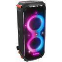 JBL PartyBox 710 - Powerful Sound Speaker, Built-in Lights, Extra Deep Bass, IPX4 Splash Proof, App/Bluetooth Connectivity, Handle Wheels (Black)ハロウィーンセール/ハロウィングッズ